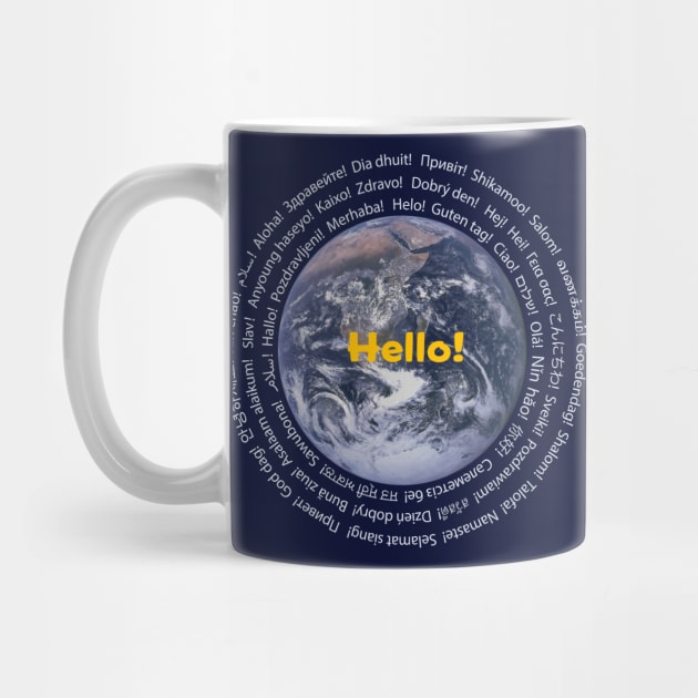 Hello Word in Different Languages ESL Teachers Students by Pine Hill Goods